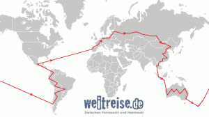 Geplante Weltreise Route | weitreise.de