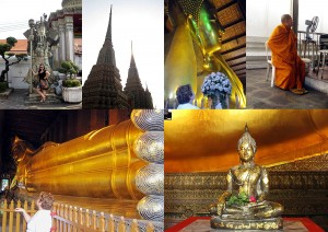 Weltreise Blog - Bangkok Wat Pho der liegende Buddha