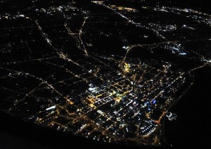 Perth West Australien aus dem Flugzeug von oben Foto